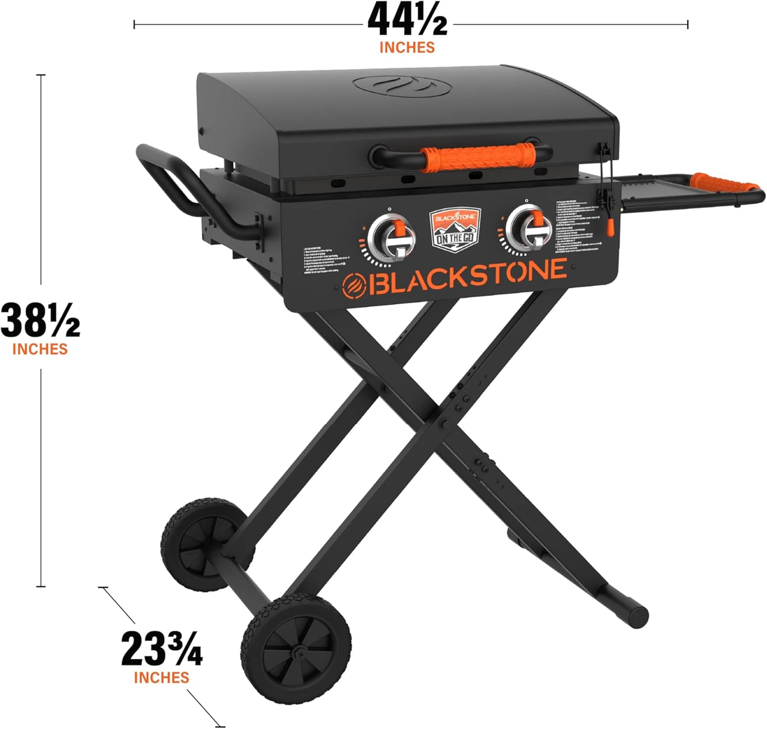 22 Inch Griddle 2350 Portable  Omnivore Grill with Flexfold Legs, on the Go Flexfold Griddle with  Adventure Ready Accessories
