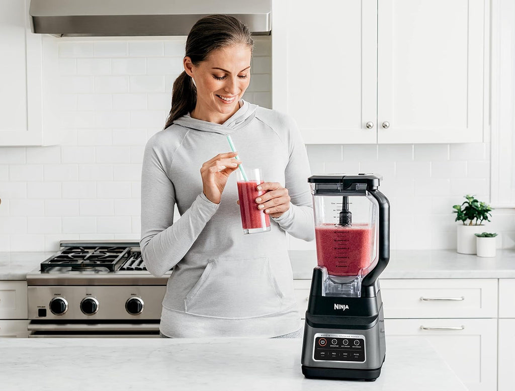 Ninja Professional plus Blender with Auto-Iq | Smoothie and Ice Cream Maker, Frozen Drink Mixer, Margarita Machine | 3 Auto-Iq Presets, 1400W, 72-Oz. Total Crushing Pitcher | Dark Grey | BN701