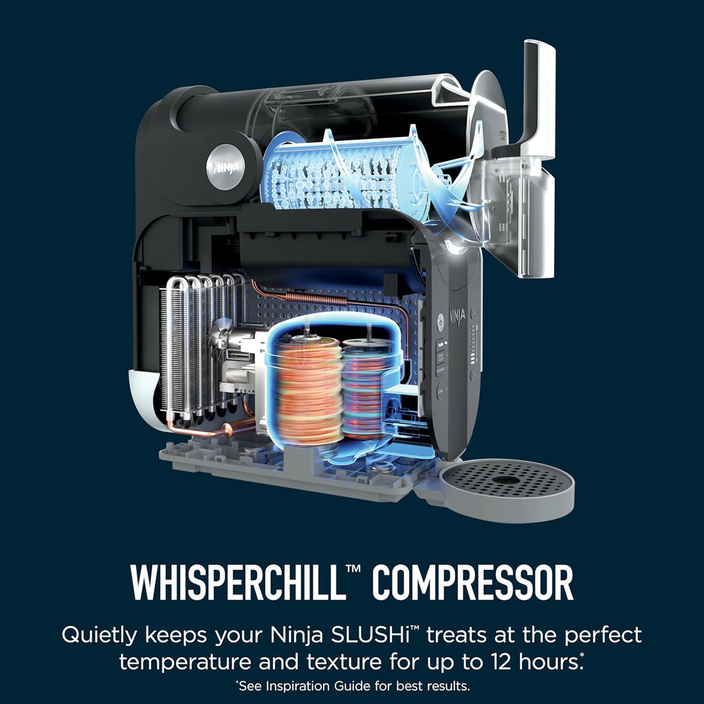 Ninja Slushi Frozen Drink & Slushie Machine with Rapidchill Technology | 88 Oz. Easy Fill Vessel | 5 Preset Programs | Make Margaritas, Frappés, & More | with Dishwasher Safe Parts | Black | FS301