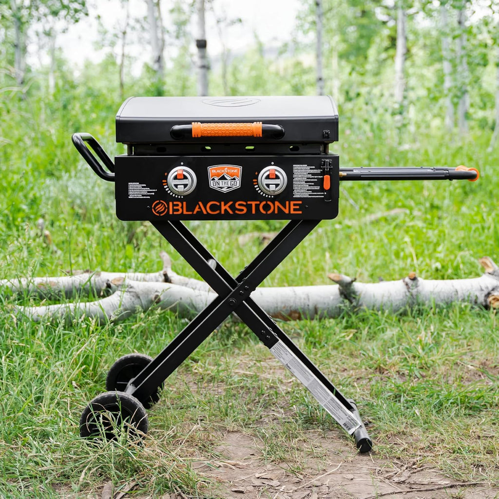 22 Inch Griddle 2350 Portable  Omnivore Grill with Flexfold Legs, on the Go Flexfold Griddle with  Adventure Ready Accessories