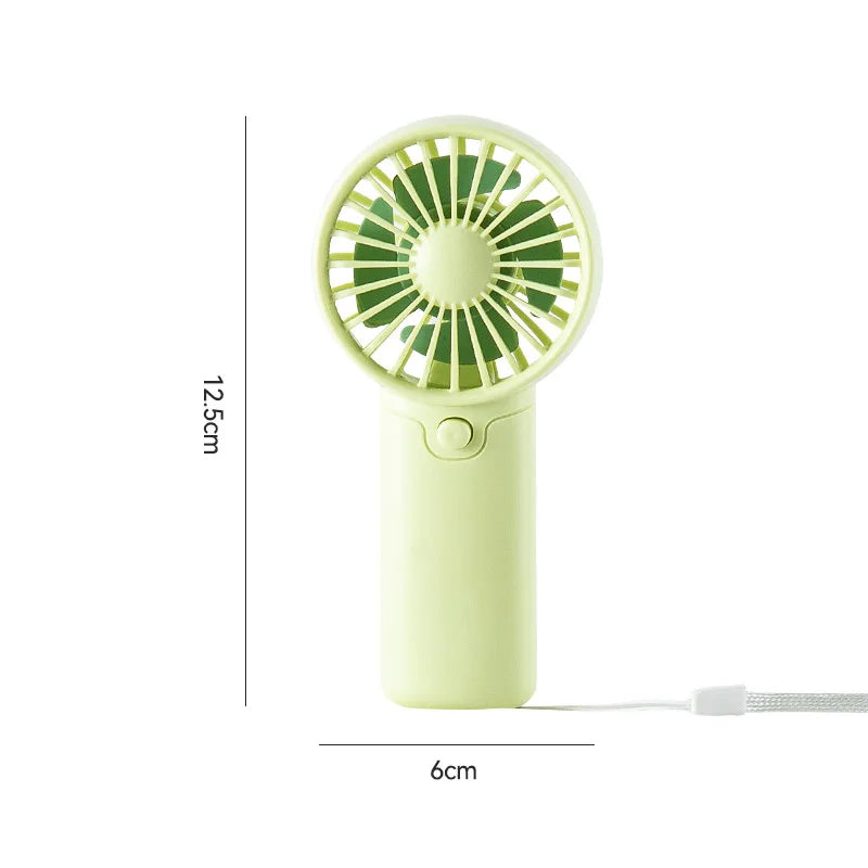 Portable Small Fan Pocket Hand-Held Lightweight AA Battery Handheld Mini Fan Air Coolers