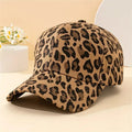 Leopard Print Baseball Cap - Stylish Top Hat for Outdoor Sun Protection 