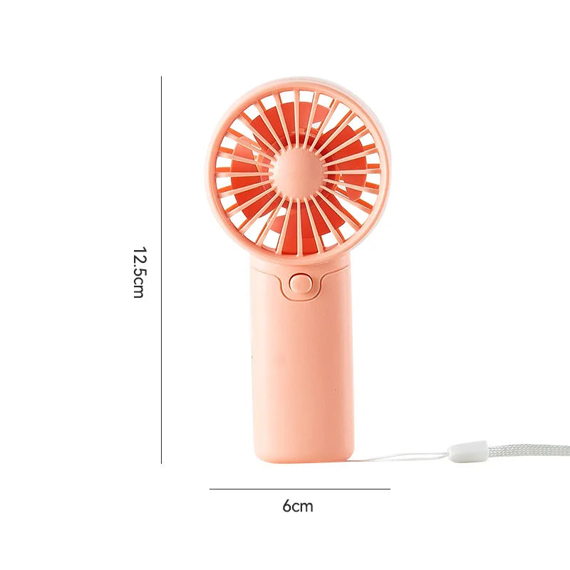 Portable Small Fan Pocket Hand-Held Lightweight AA Battery Handheld Mini Fan Air Coolers